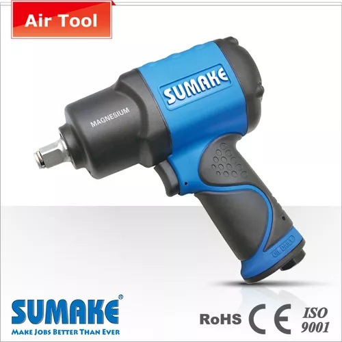 Composite Twin Hammer Air Impact Wrench- Magnesium Alloy Case-1,491 Nm, 8,500 rp