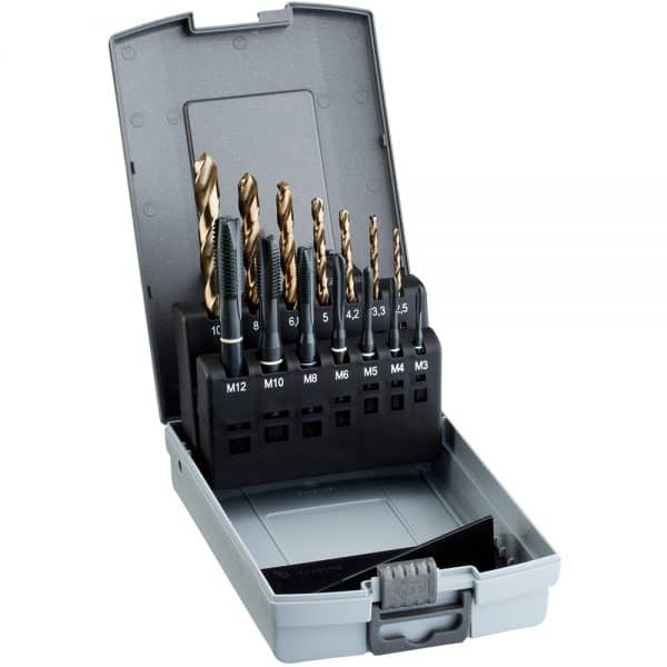 Euroboor 14 piece Twist Drill and Tap Set
