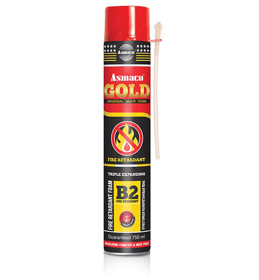 PU FOAM 750ML FIRE RATED B-2 GLOD ASMACO