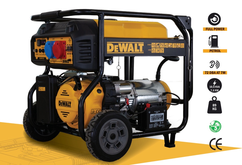 DeWalt DXGNP853E Petrol Generator