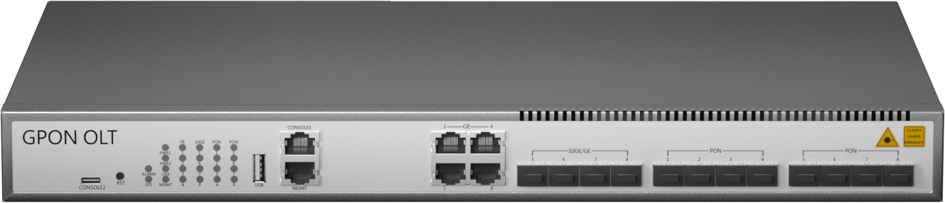 High integrated 8 PON port olt GL2008