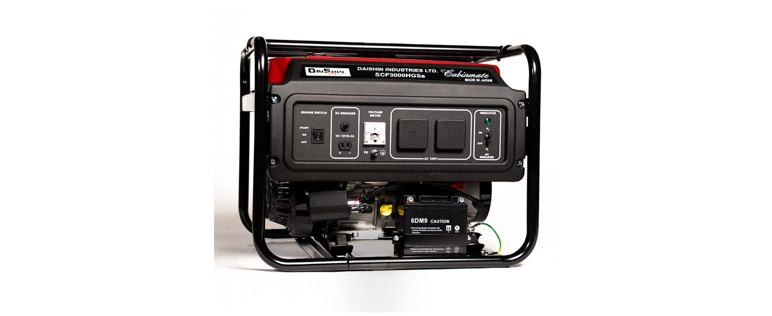 PETROL GENERATOR 2.5KVA DAISHIN SCF3000HGSA