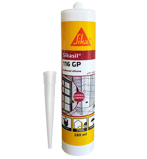 SIKAFLEX SILICON SEALANT CLEAR 116 GP 280ML