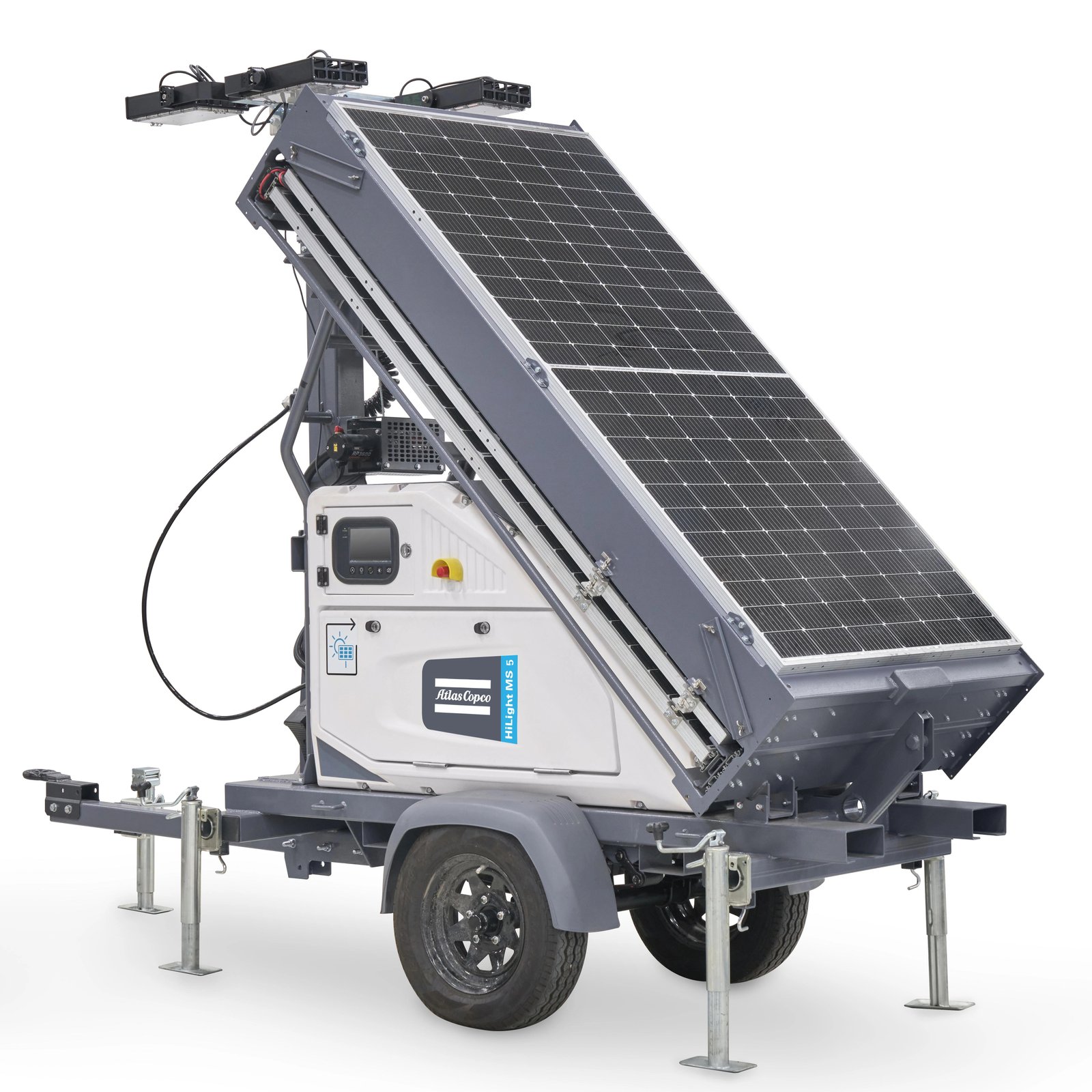 ATLAS COPCO MS 4 SOLAR POWERED TOWER LIGHT