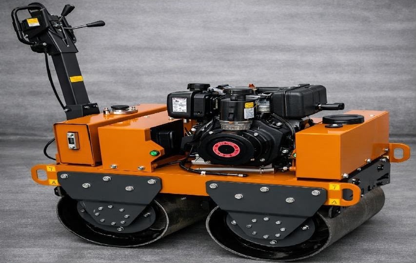 UPOWER WALK BEHIND DUAL DRUM VIBRATORY ROLLER 2.5TON CAPACITY