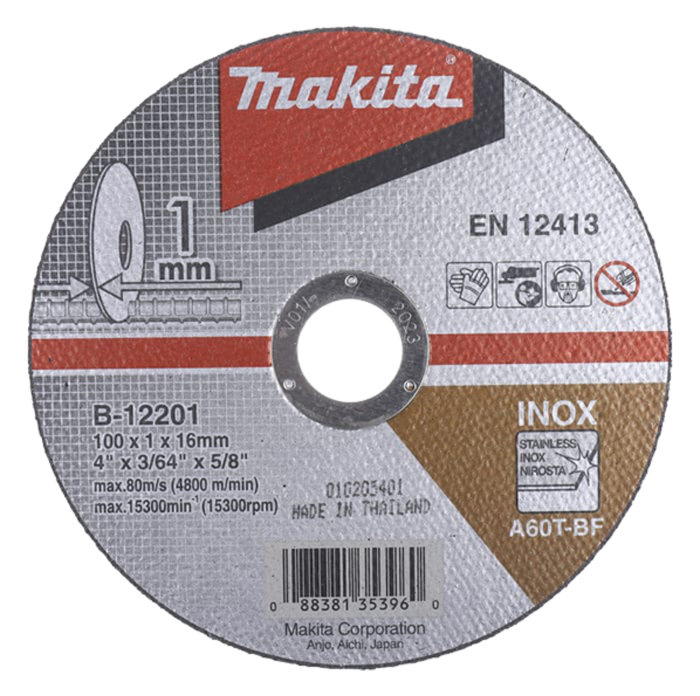 Cut off wheel 100 x 1,0 x 16 mm