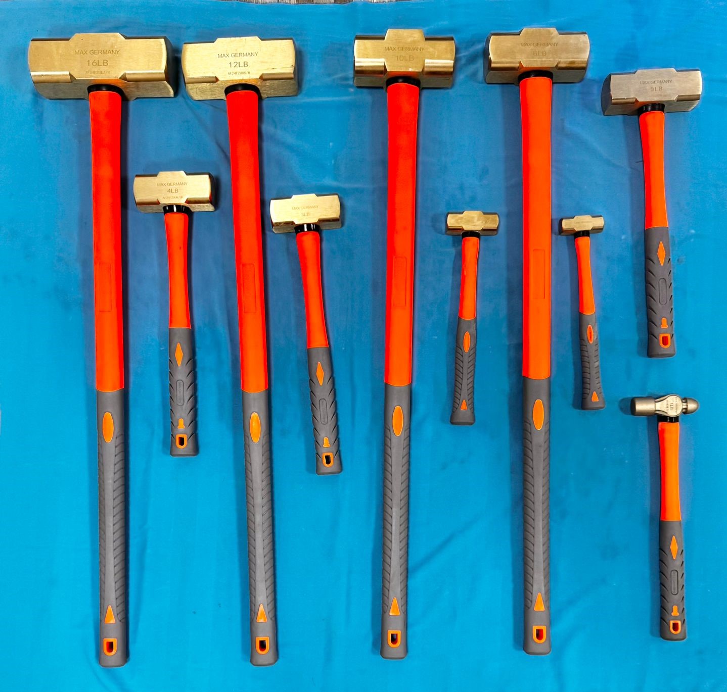 COPPER SLEDGE HAMMER FIBRE HANDLE