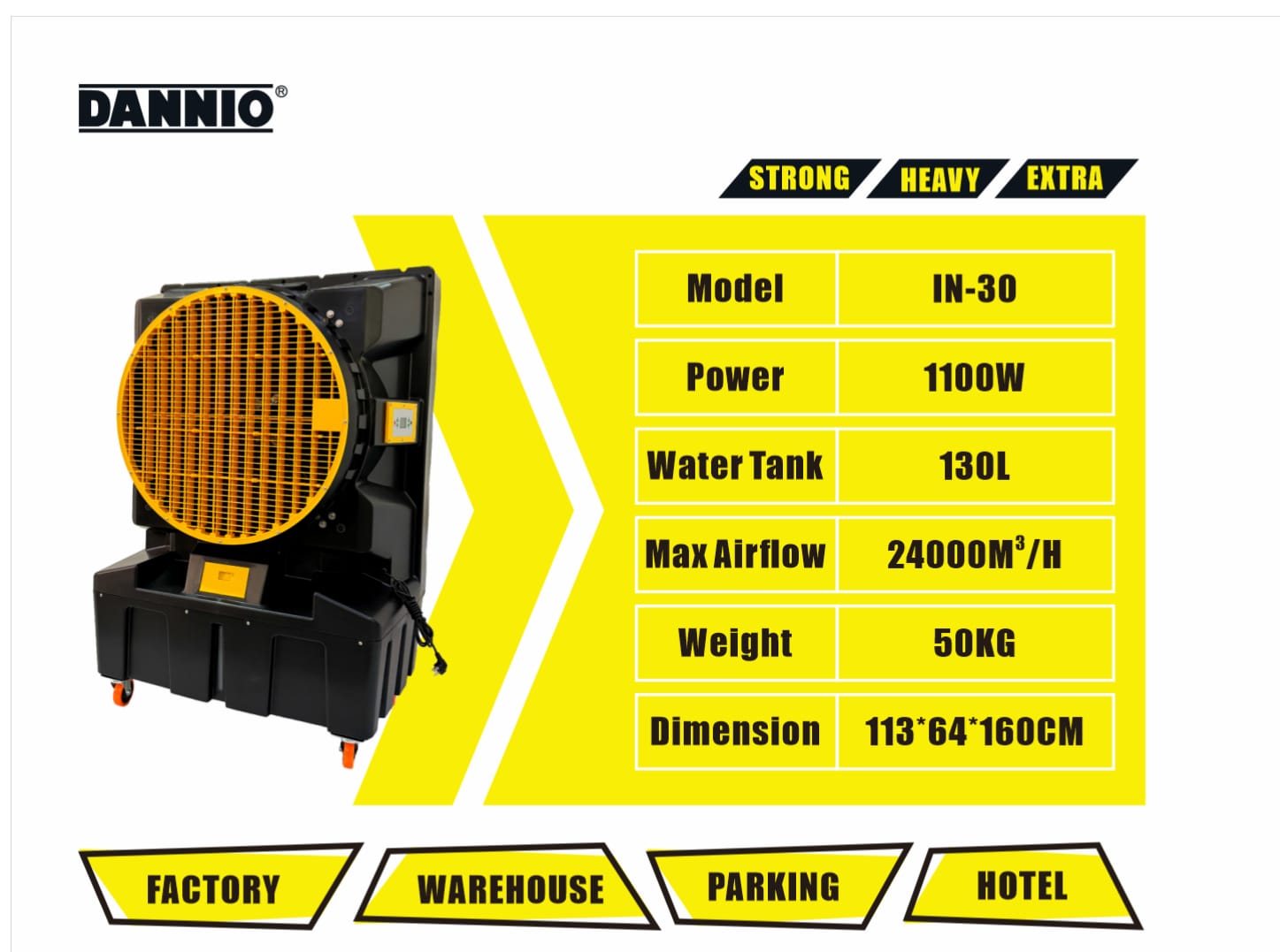 Dannio IN-30 Industrial Evaporative Air Coolers