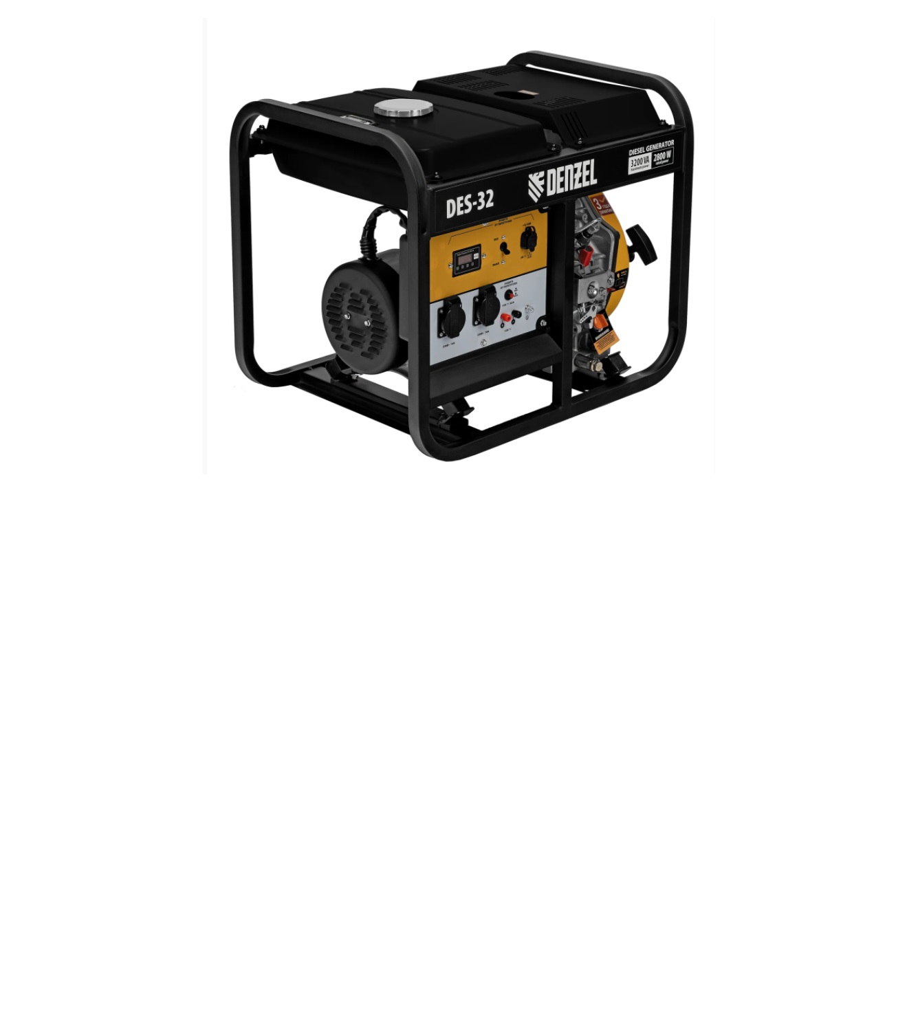 Denzel DES-32 Diesel Generator 3.2kVA Recoil Starter