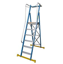 FIBREGLASS WORK PLATFORM LADDER (FWPL)