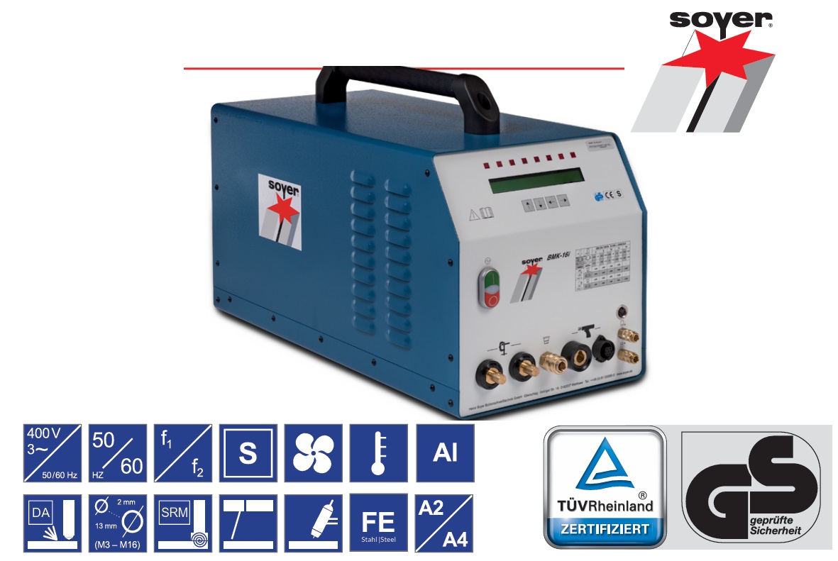 Soyer DA & SRM stud welder - BMK16i