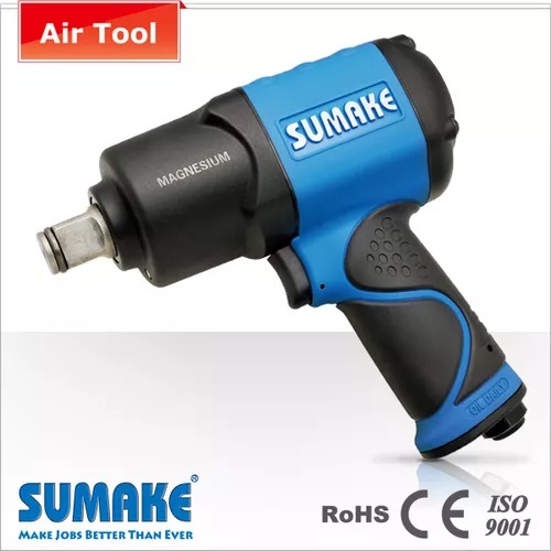 Composite Twin Hammer Air Impact Wrench- Magnesium Alloy Case- 1,491Nm, 8,500 rp