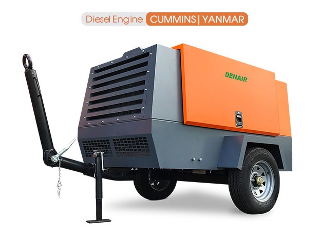 Denair DACY-0507 Diesel Air Compressor 185CFM