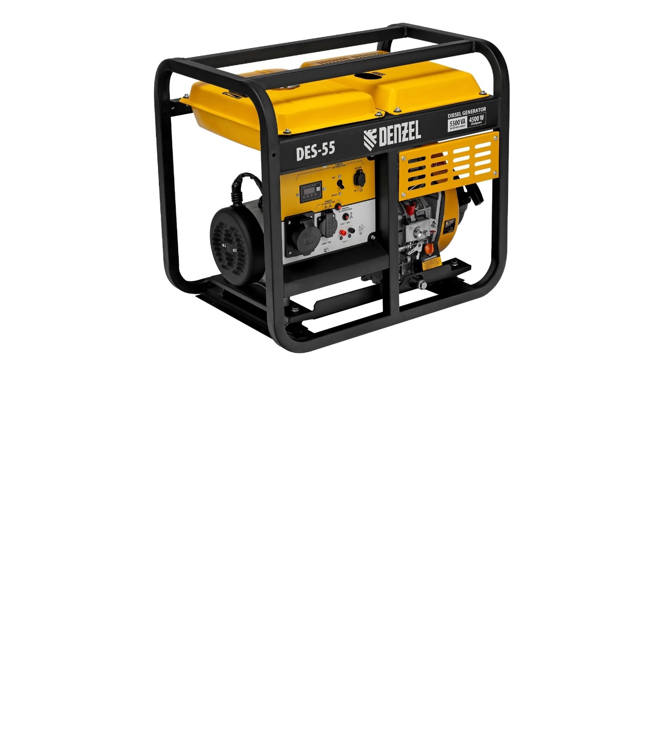 Denzel DES-55 Diesel Generator 5.5kVA Electric Starter
