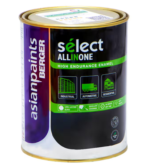 BERGER PAINT ENAMEL WHITE GLN