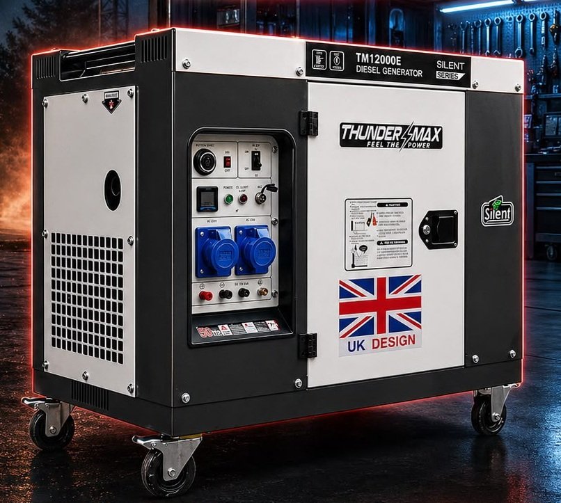 THUNDERMAX 12KVA SILENT DIESEL GENERATOR MODEL TM12000E