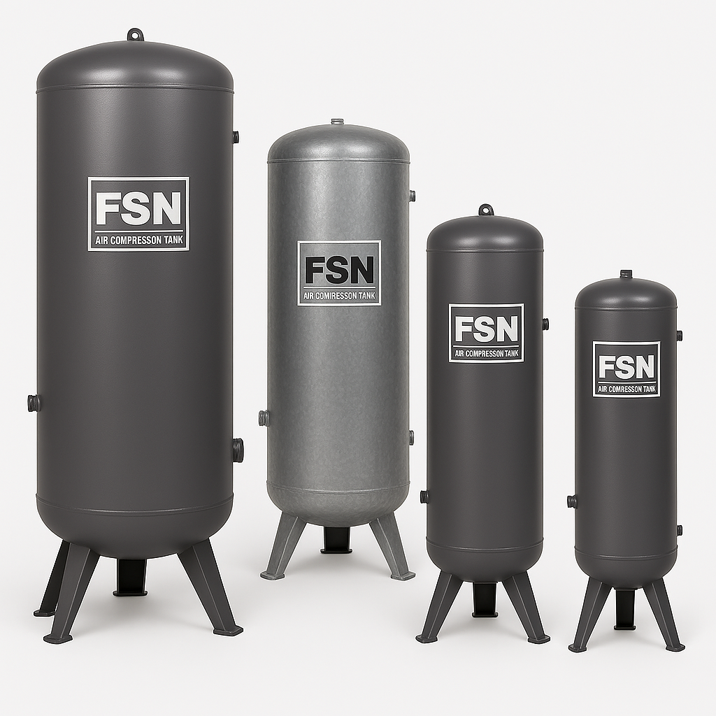 FSN 500L Vertical Air Receiver Tank 11 Bar